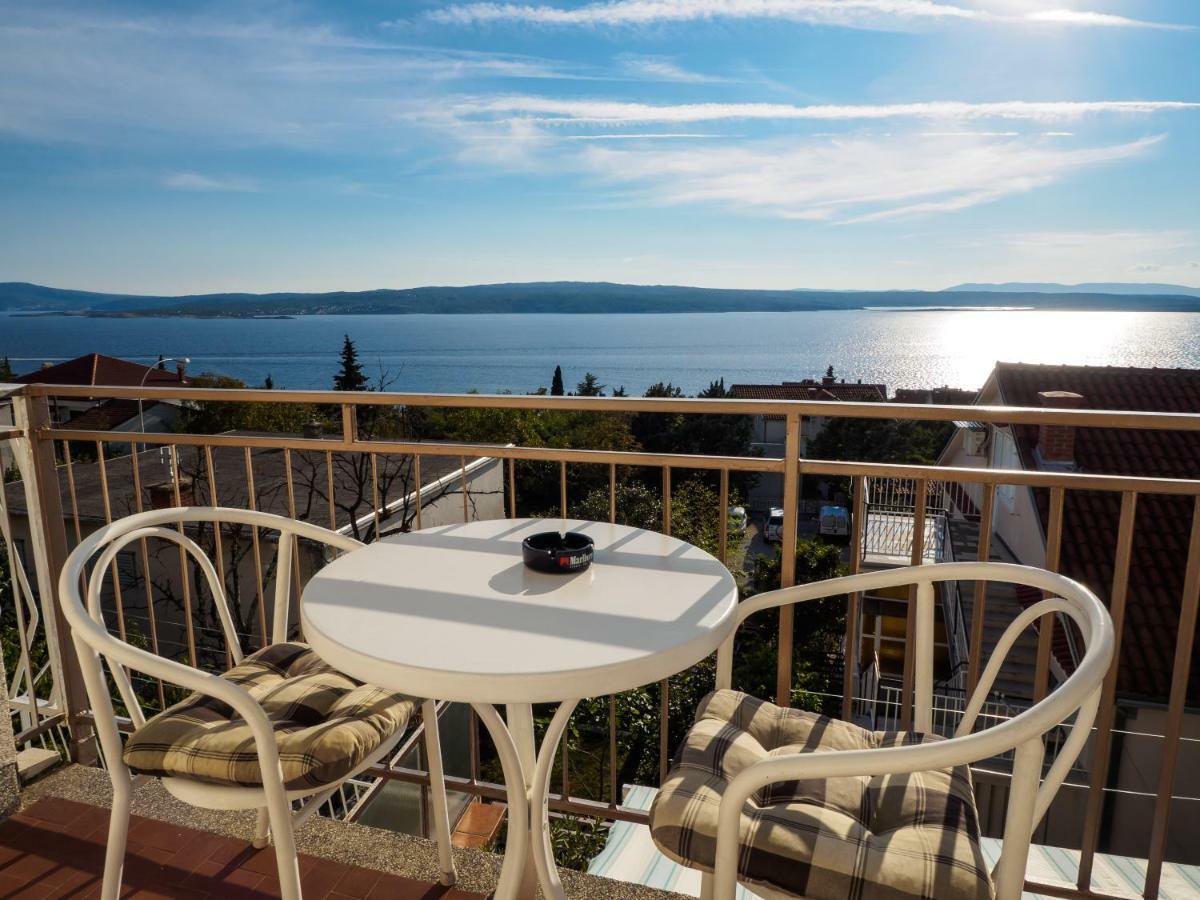 Seaview Apartment With Balcony And Terrace Barac Crikvenica Exteriér fotografie